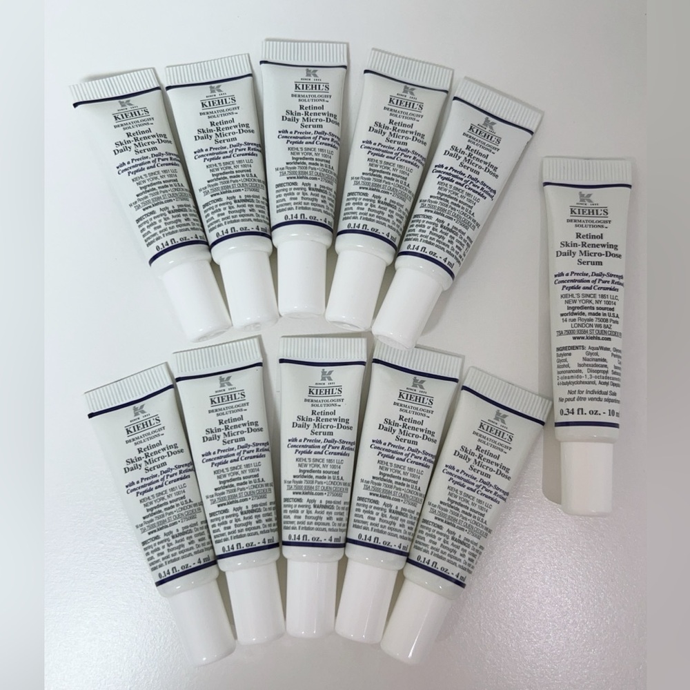 Kiehl’s Micro-Dose Anti-Aging Retinol Serum with Ceramides and Peptide Sample